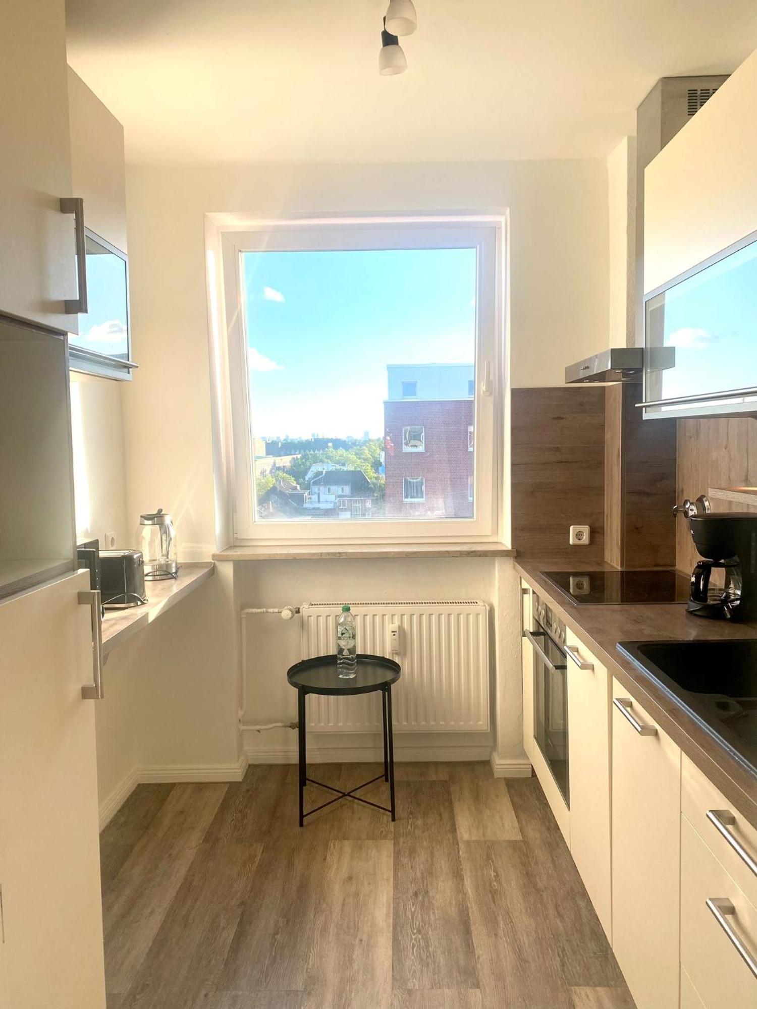 Zentrales Neues Apartment Hamburg-Harburg Buitenkant foto